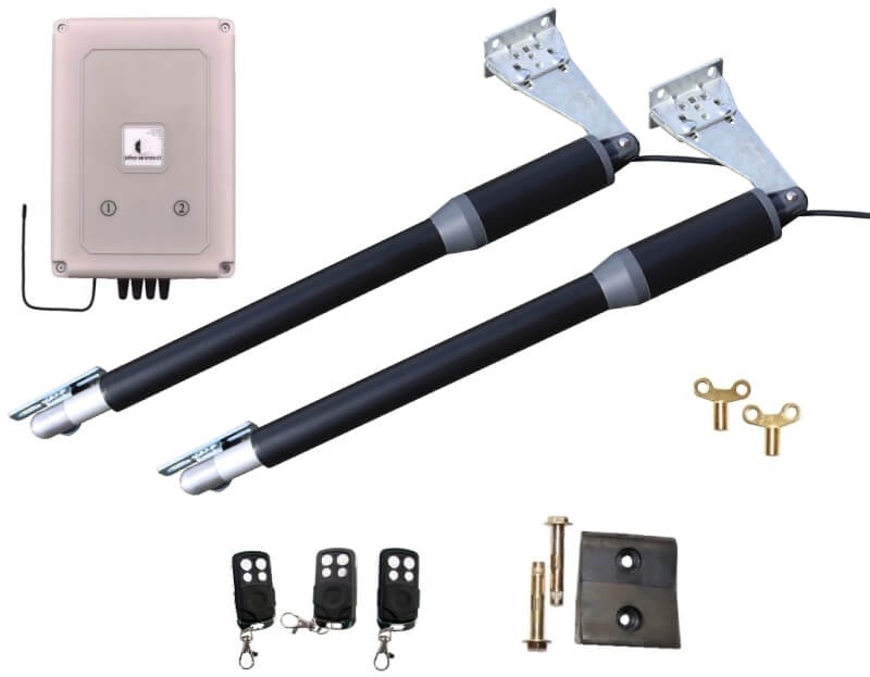 Elektrický pohon na dvoukřídlou bránu