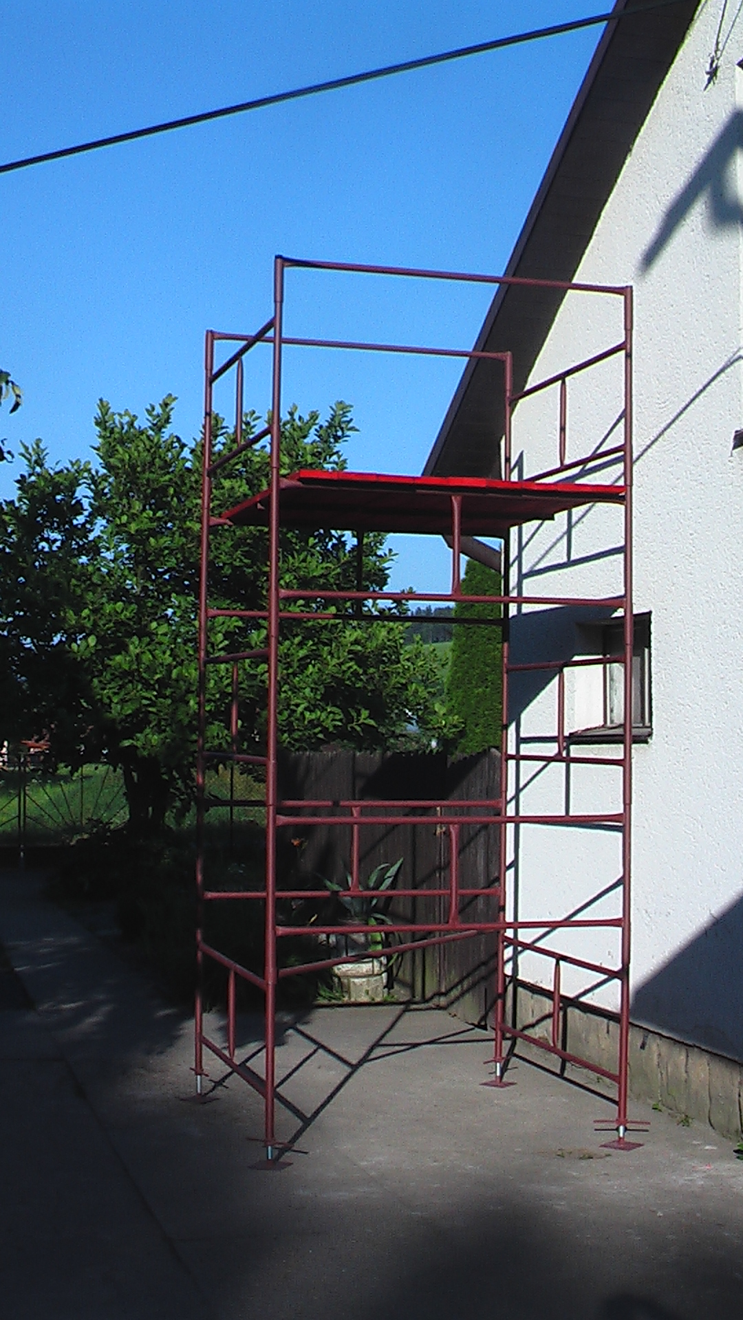 Merci-shop. Lešení  K4A š. 157 cm x h. 157 cm x prac. výška 5 m 