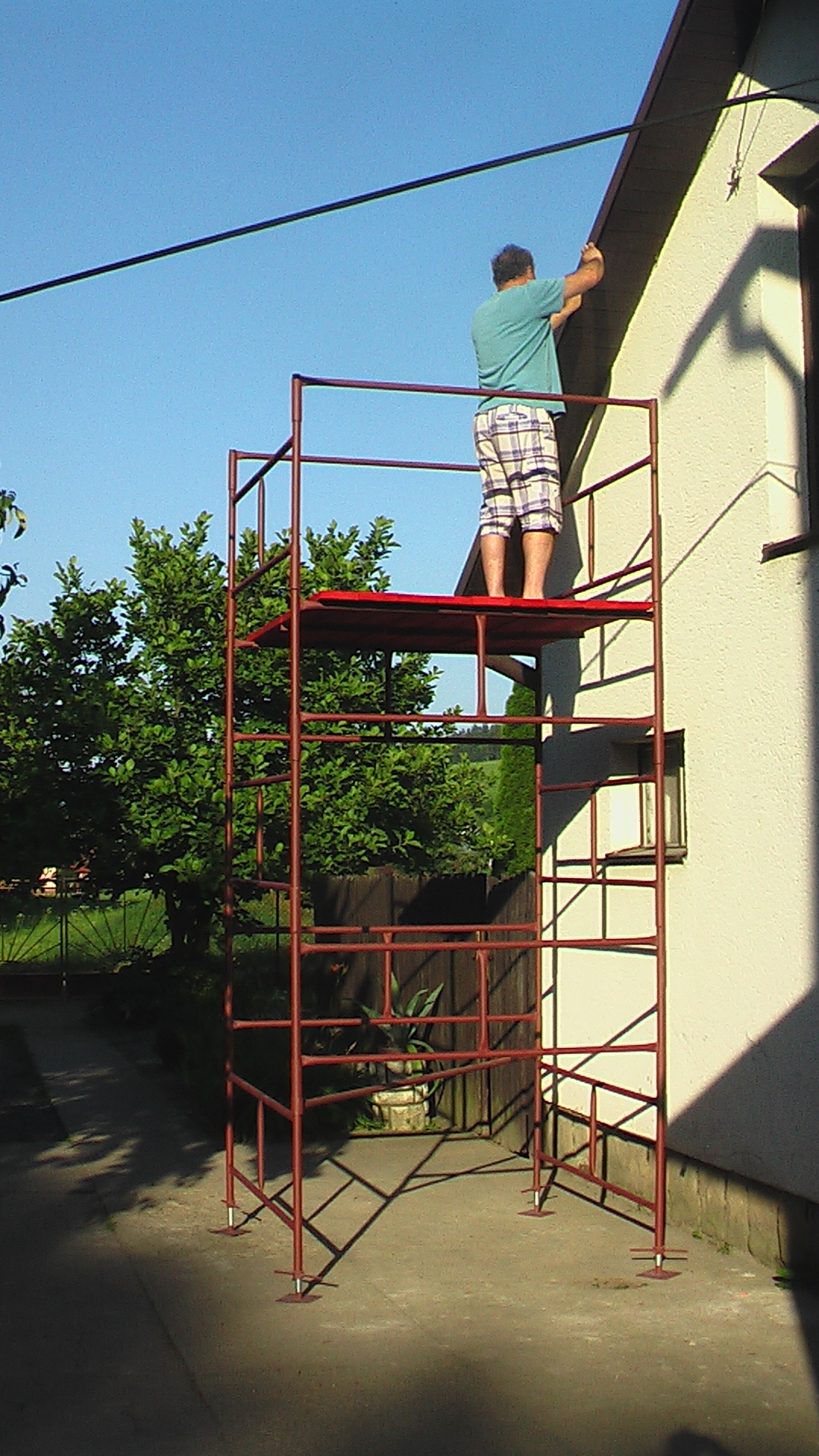 Merci-shop. Lešení  K4A š. 157 cm x h. 157 cm x prac. výška 5 m 