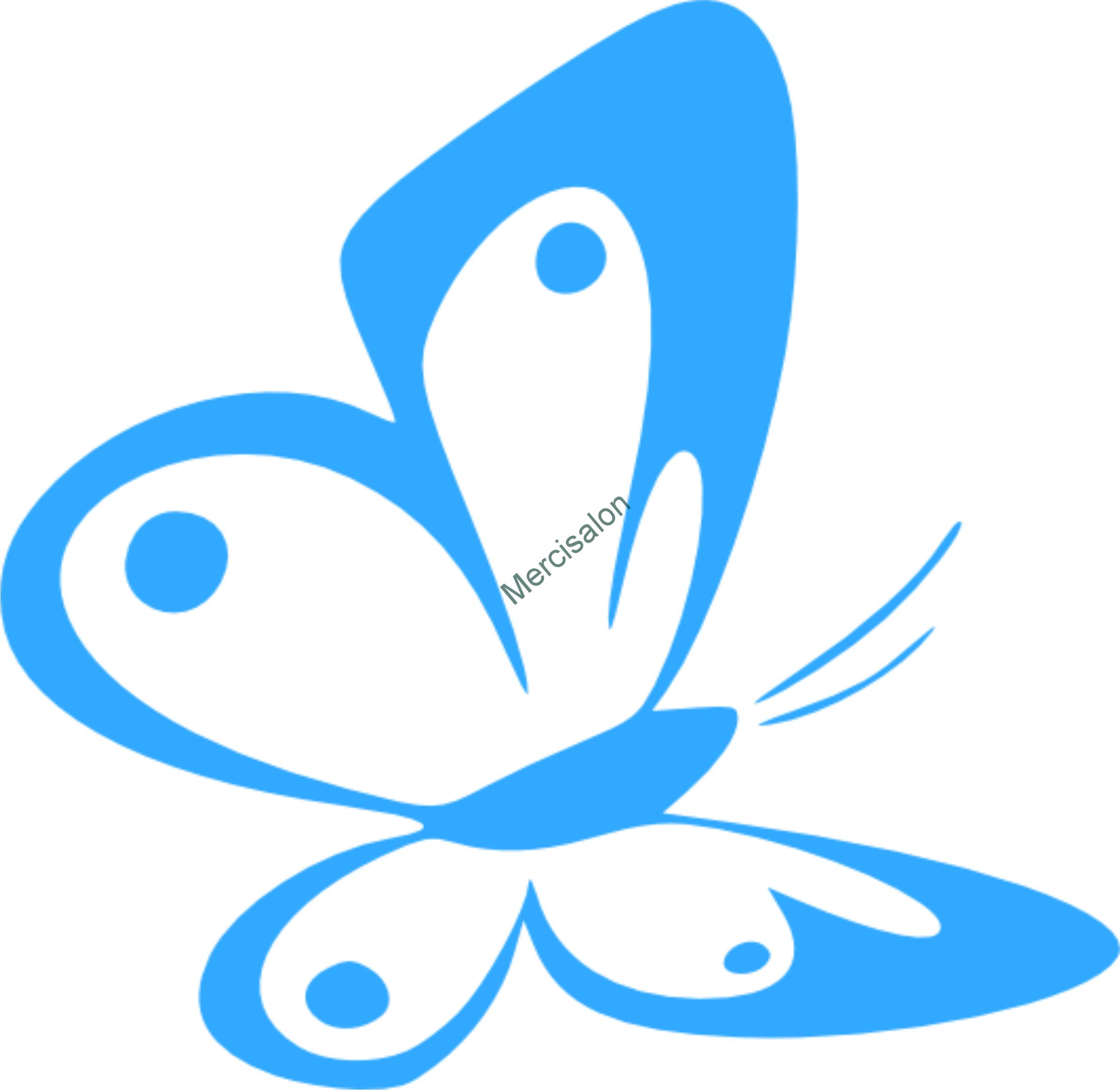 Merci-shop. Samolepky na zeď  Motýlek 87 ( 25 x 24 cm ) 080