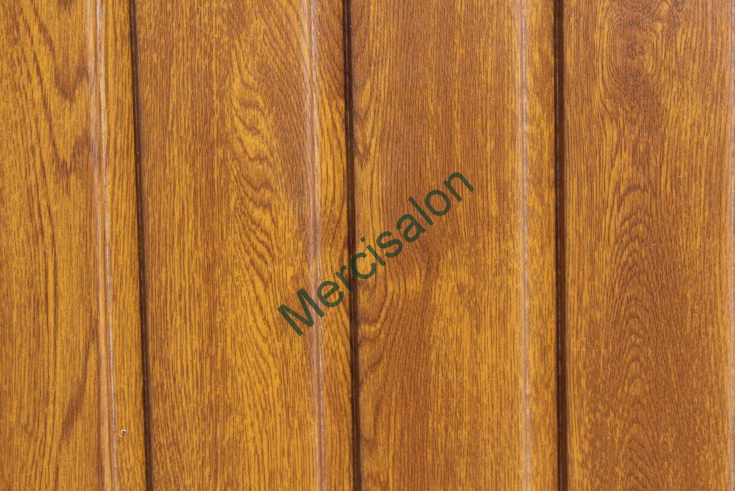 ZMK.Plechová garáž 6 x 5 m zl.dub,sedlová střecha,výklopná vrata