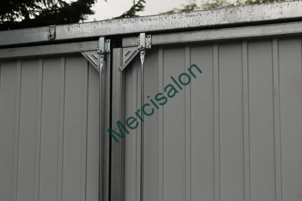 ZMK.Garážová vrata dvoukřídlá,nezateplená š.240 x 200 cm,RAL 7016 MAT