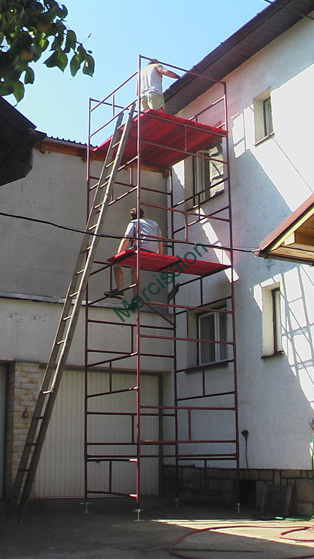 Merci-shop. Lešení K8A š.157 cm x h.157 cm.Prac.výška 7,2 m