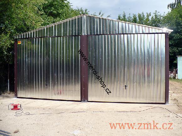 ZMK.Hospodářská plechová hala,garáž 6 x 18 m,pozink