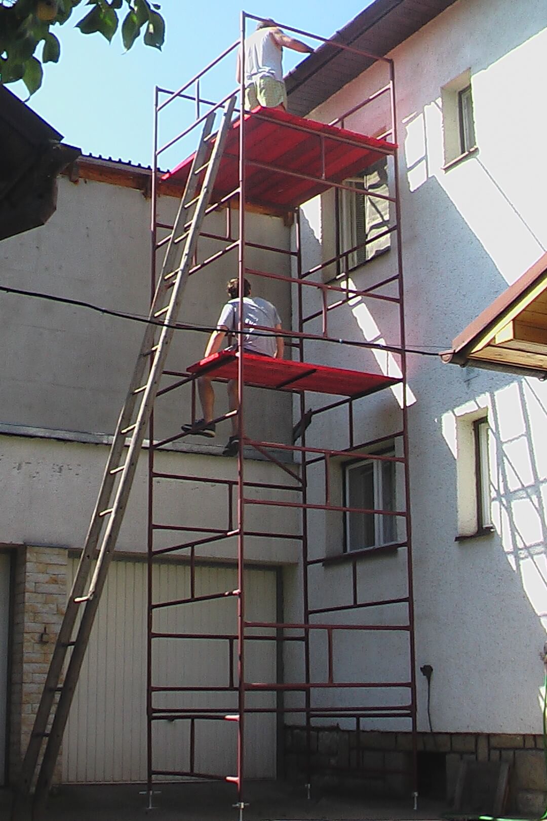 Merci-shop. Lešení K8A š.157 cm x h.157 cm.Prac.výška 7,2 m