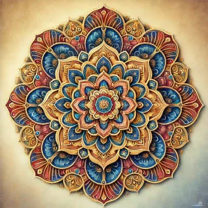 Fotoobraz - Mandala 29 x 29 cm