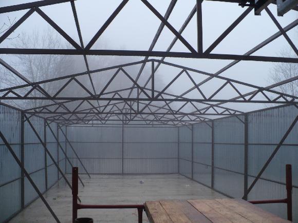 ZMK.Hospodářská plechová hala,garáž 6 x 18 m,pozink