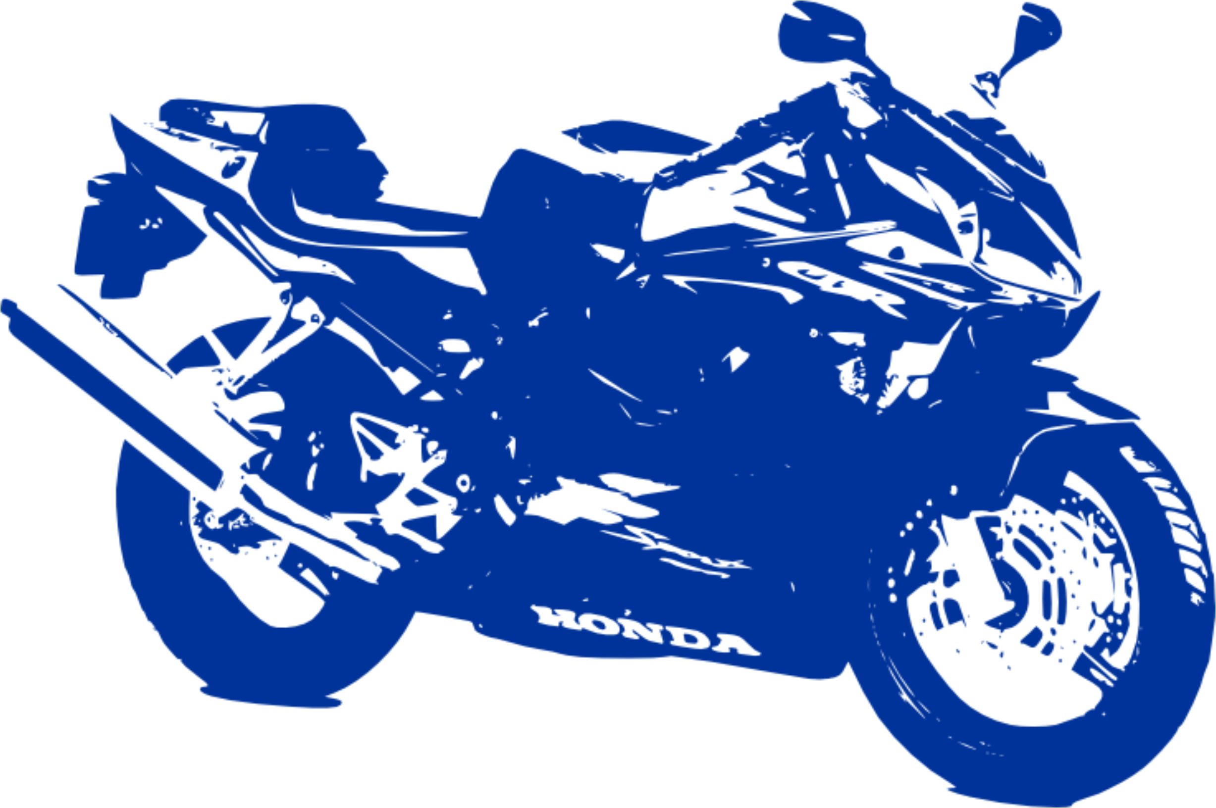 Merci-shop.Samolepka na zeď motorka Honda CBR 60 x 39 cm. (080)