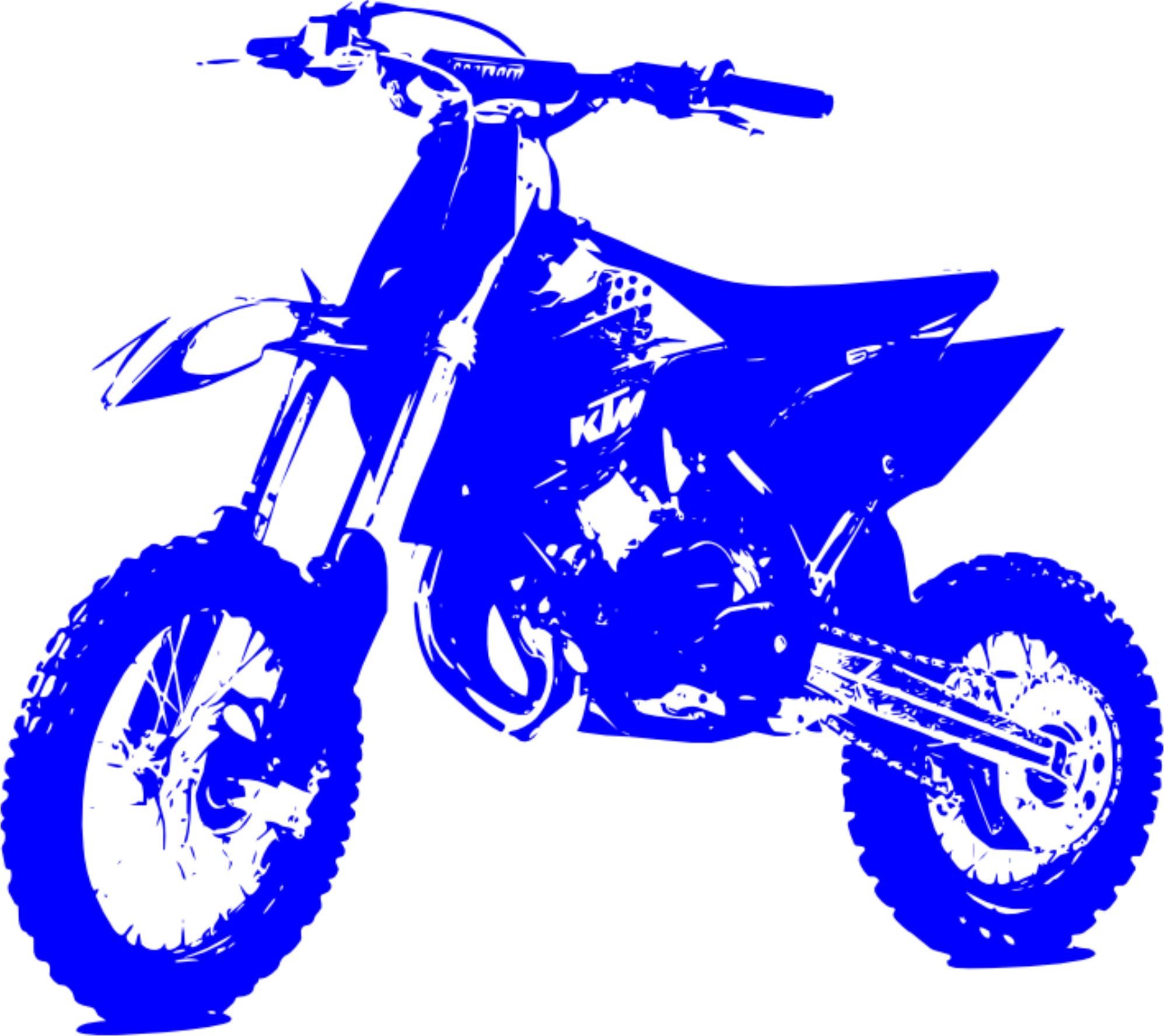 Merci-shop. Samolepka na zeď motorka KTM (60 x 53 cm)
