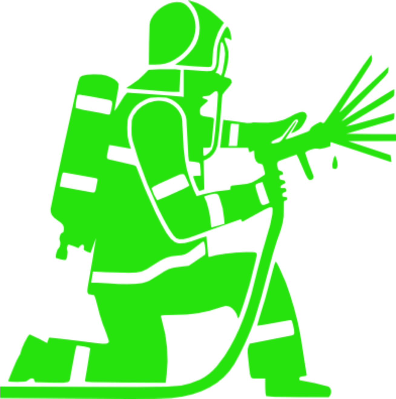 Merci-shop. Samolepka hasič 2 ( 12 cm x 12 cm ) 070