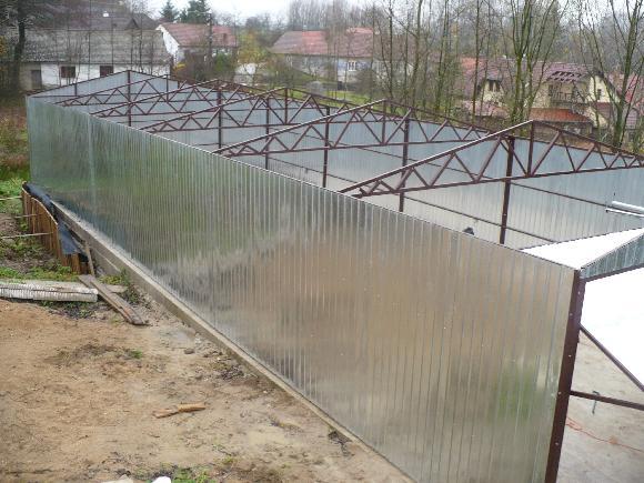 ZMK.Hospodářská plechová hala,garáž 6 x 18 m,pozink