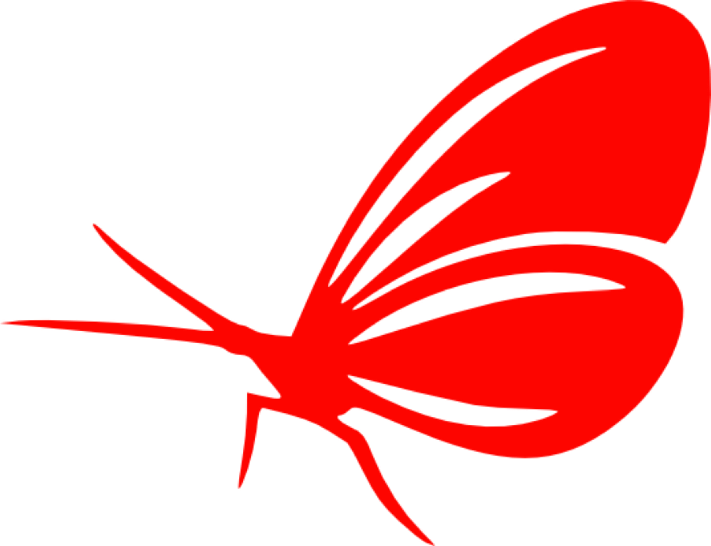 Merci-shop.Samolepky na zeď - Motýlek 90 