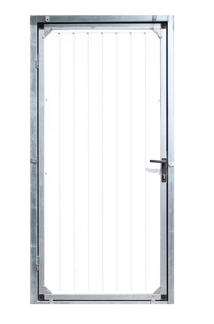 ZMK.Plechové dveře winchester PRAVÉ 200/100 zateplené,zámek FAB