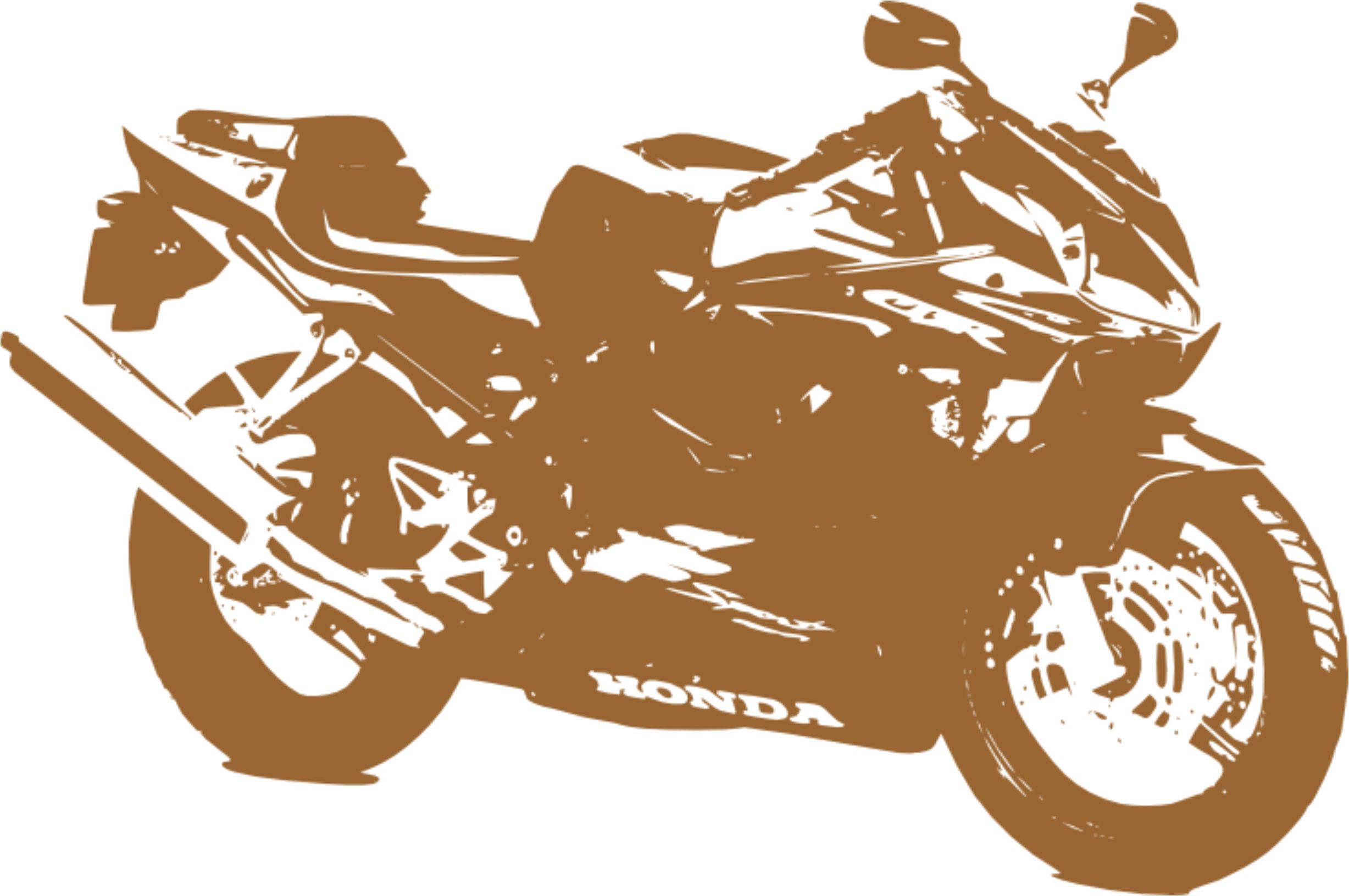 Merci-shop.Samolepka na zeď motorka Honda CBR 60 x 39 cm. (080)