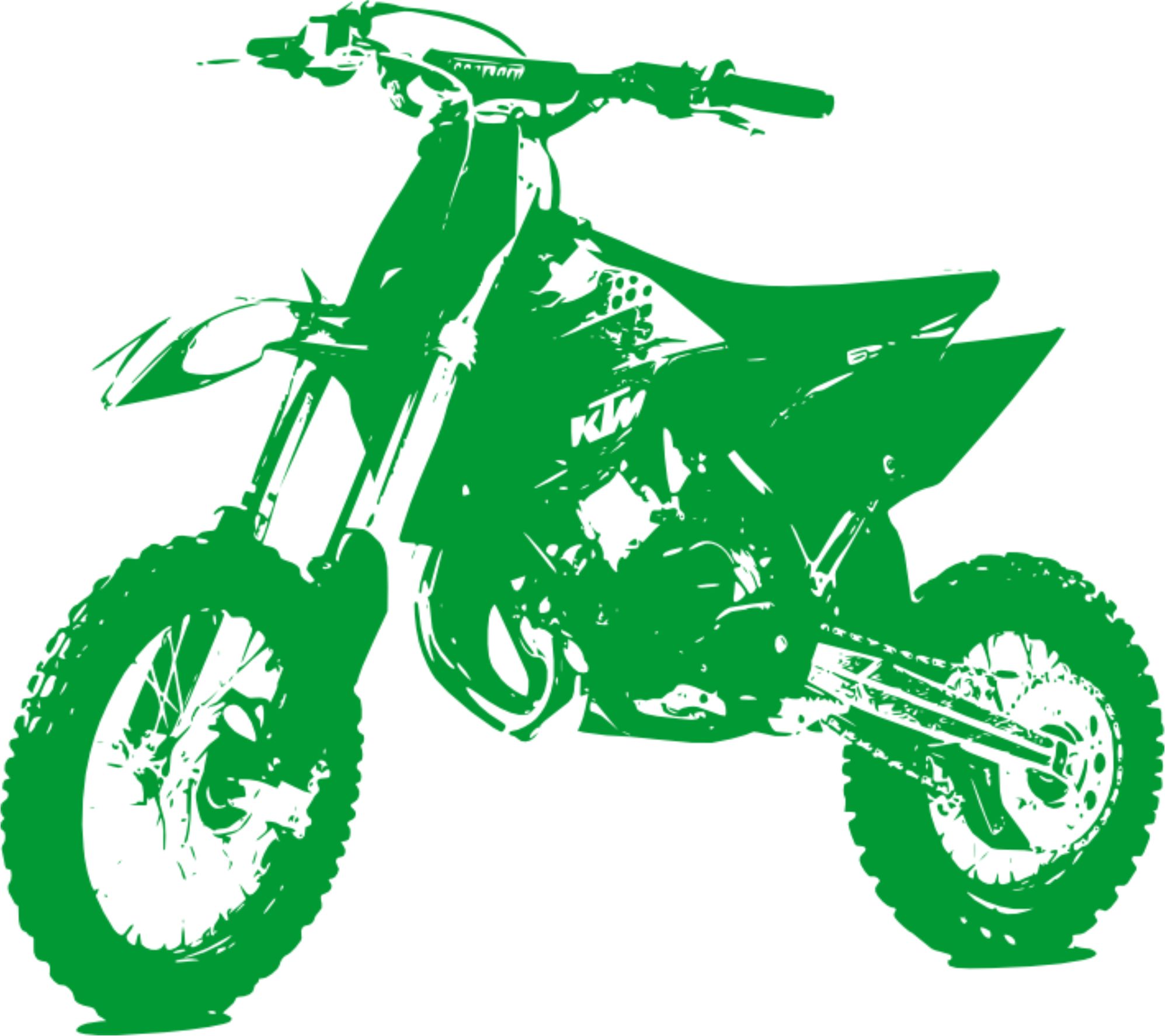 Merci-shop. Samolepka na zeď motorka KTM (60 x 53 cm)