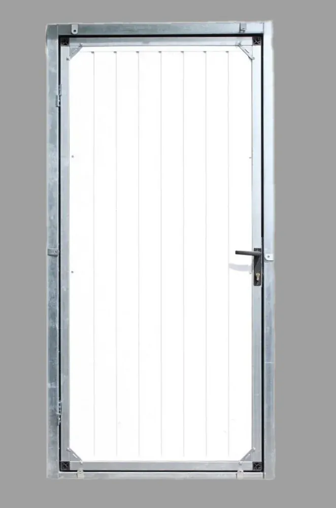 ZMK.Plechové dveře š.100 x 200 cm,RAL 9010,pravé