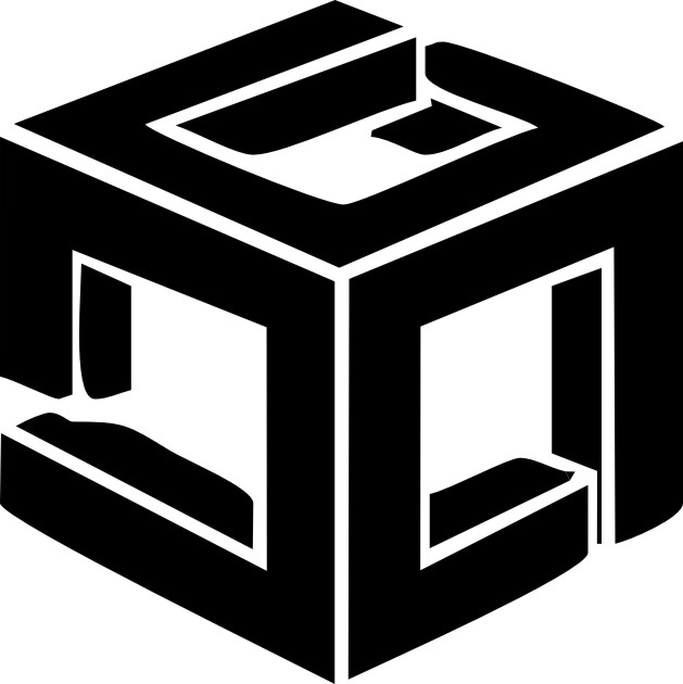 Marcela Krajčíková.Samolepka na zeď - Krychle 30 cm x 30 cm 