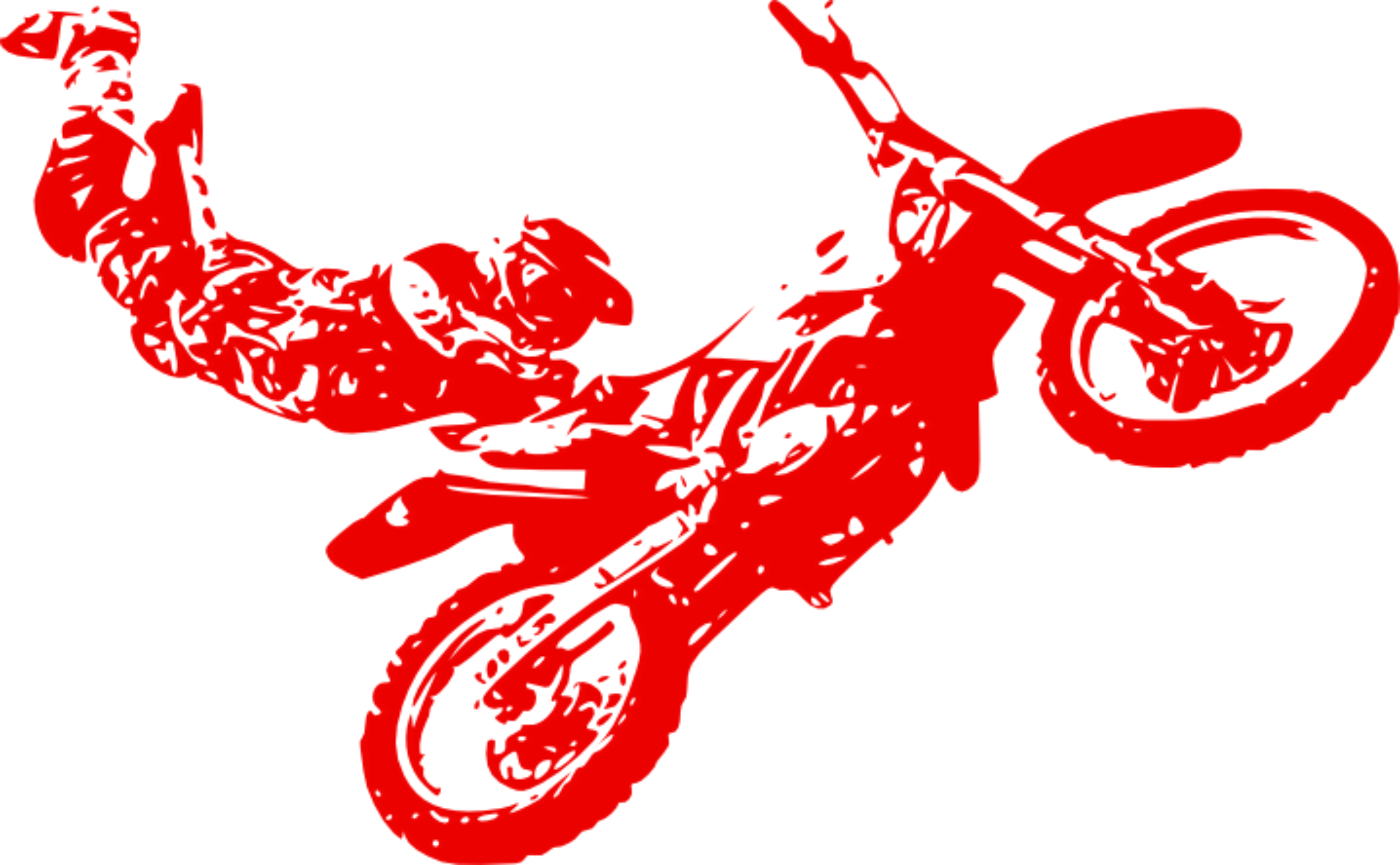 Merci-shop. Samolepka na zeď motorka FMX 13 ( 60 x 37 cm ) 070