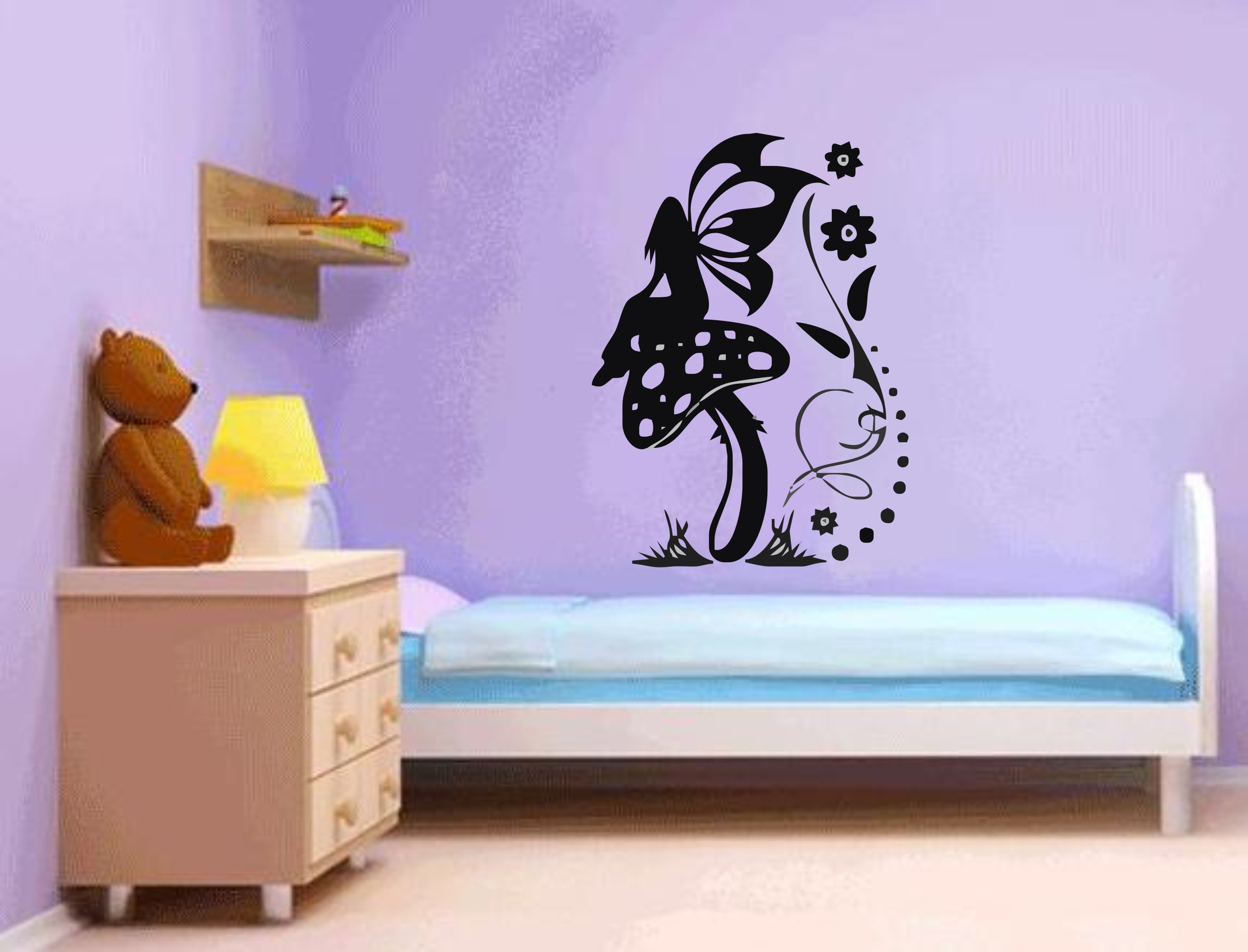 Merci-shop. Samolepka na zeď - Víla A 44 cm x 60 cm ( 070 )