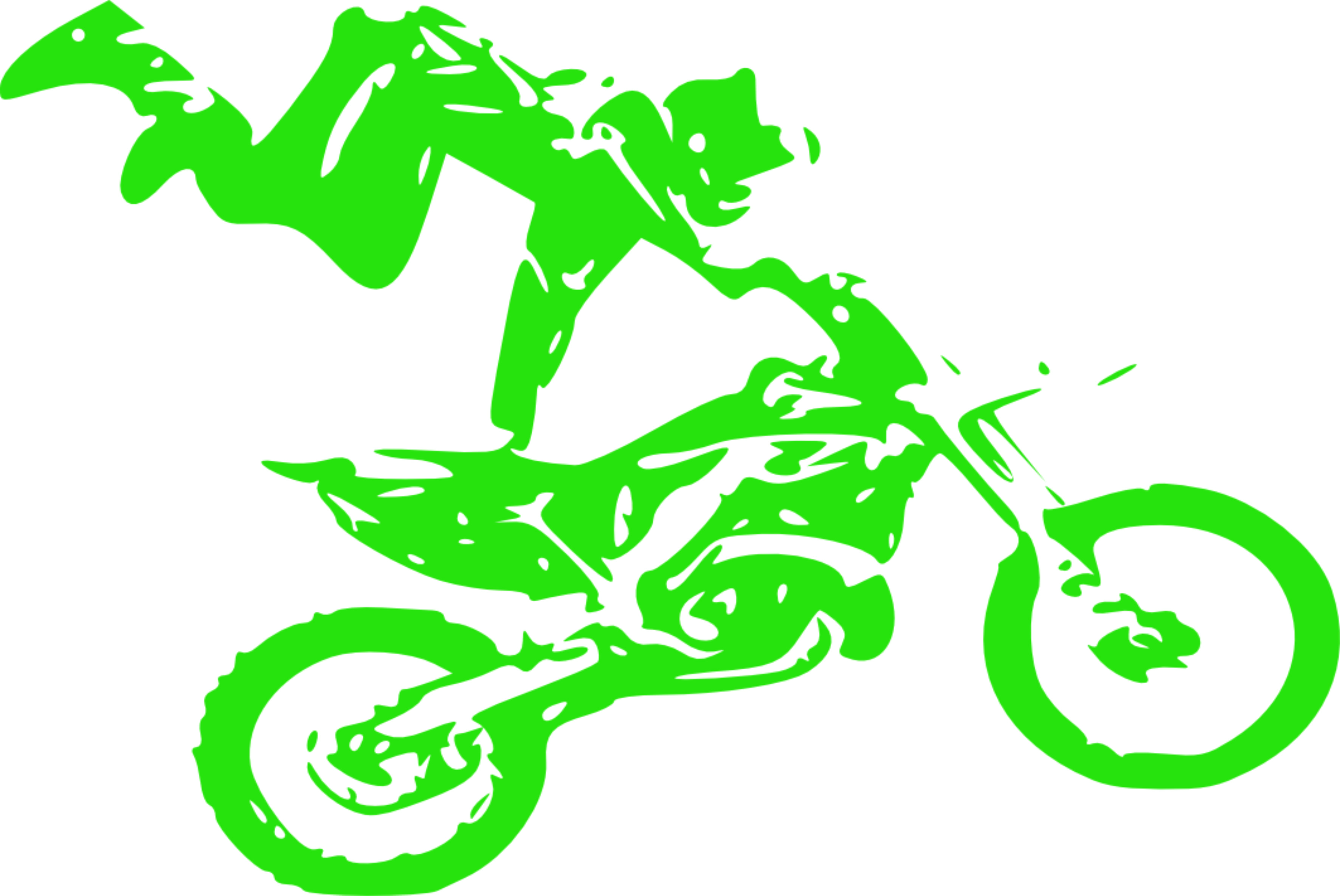 Samolepka motorka motokros ,free style 7 ( 89 x 60 cm ) Merci-shop