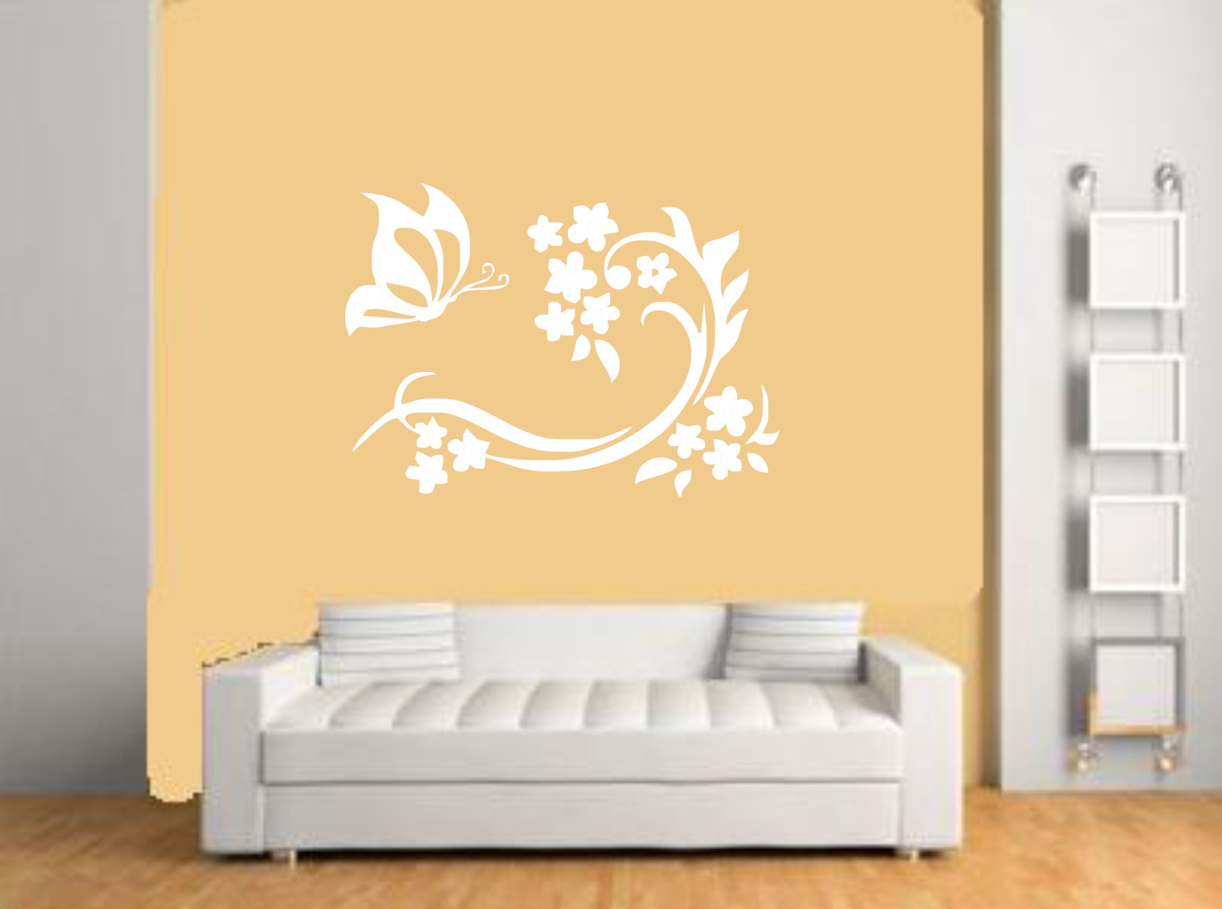 Marcela Krajčíková.Samolepky na zeď.Motýl 16 ( 60 x 43 cm )